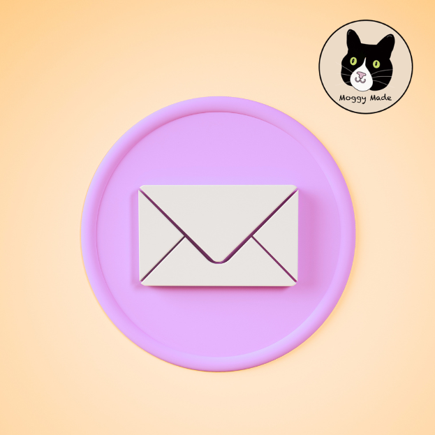 image of email envelope to contact moggy made